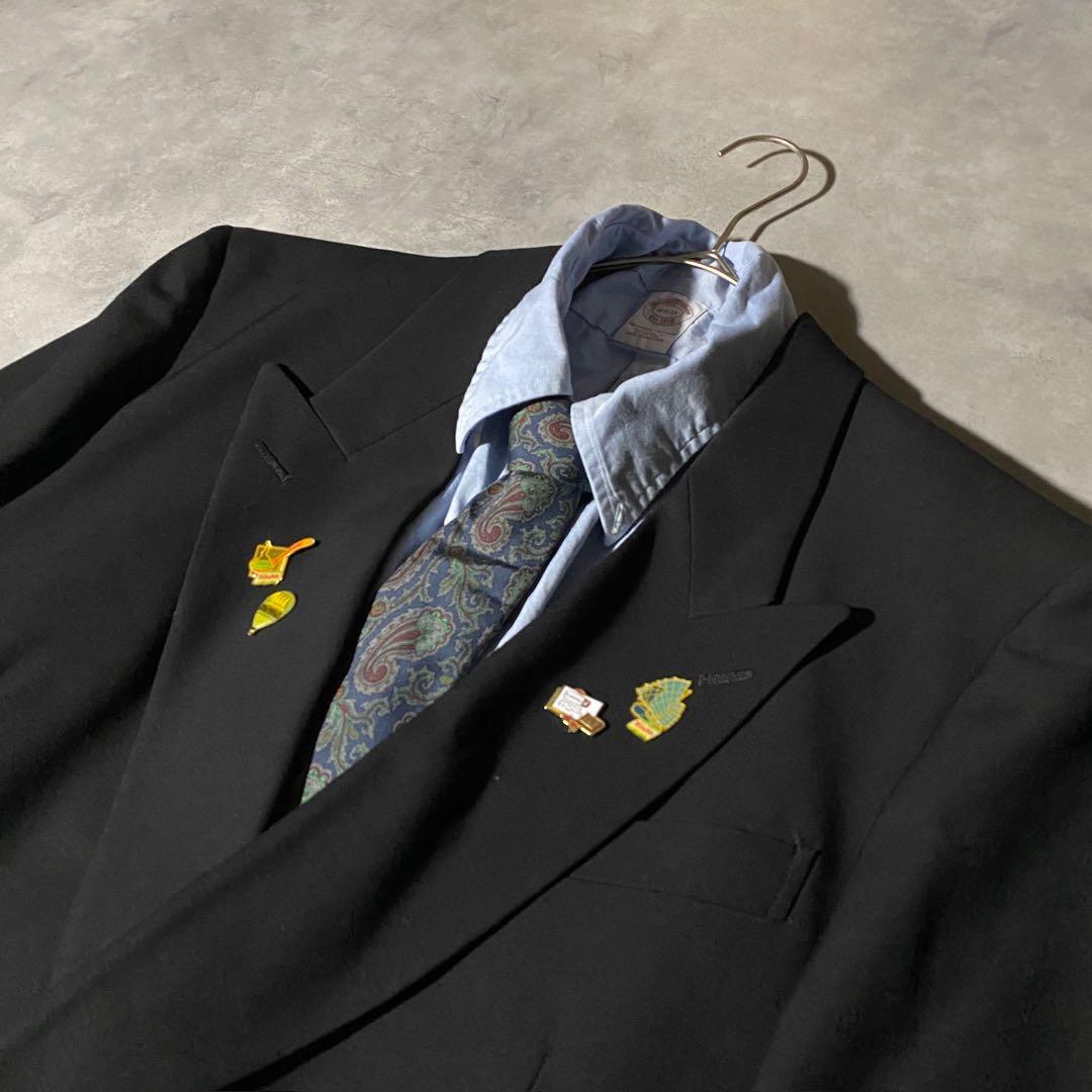 90s vintage レトロセットアップ スーツ ピンズ No.221成人式