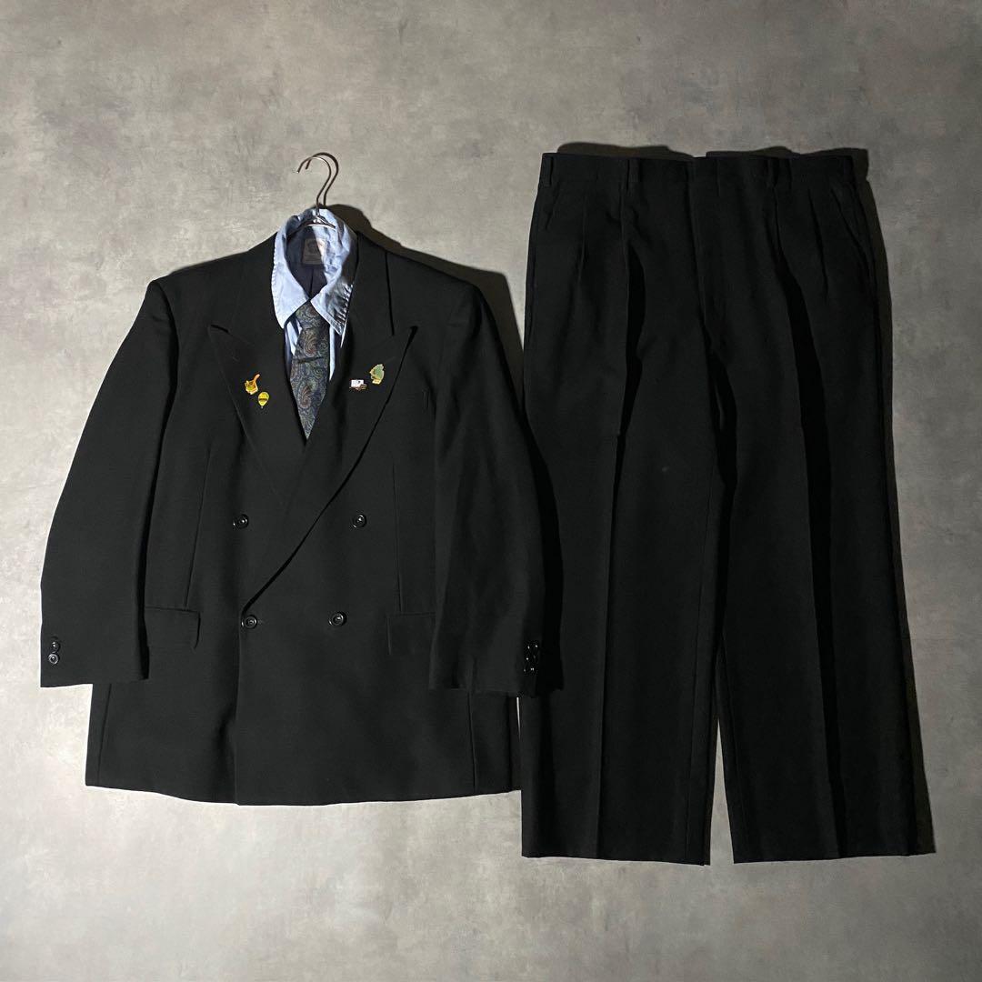 90s vintage レトロセットアップ スーツ ピンズ No.221成人式