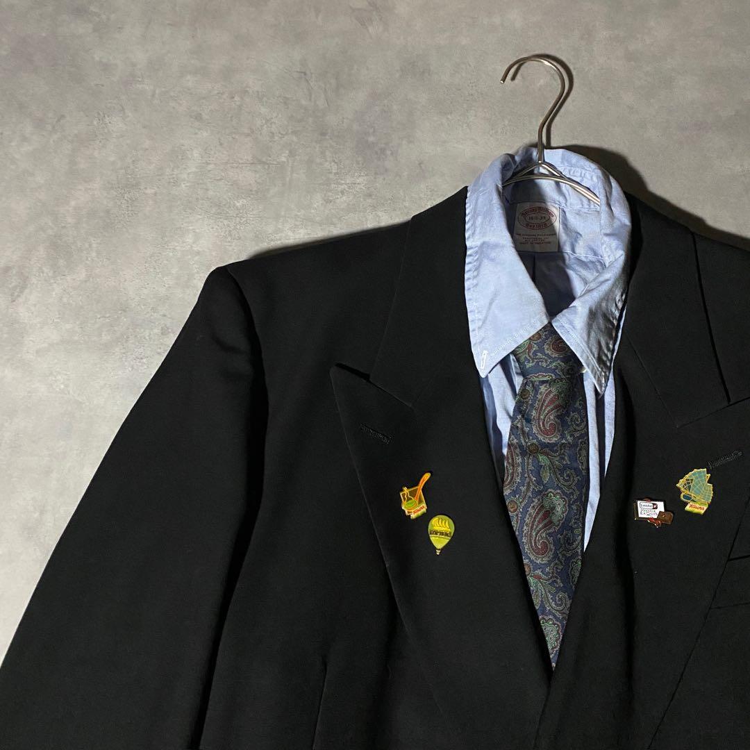 90s vintage レトロセットアップ スーツ ピンズ No.221成人式