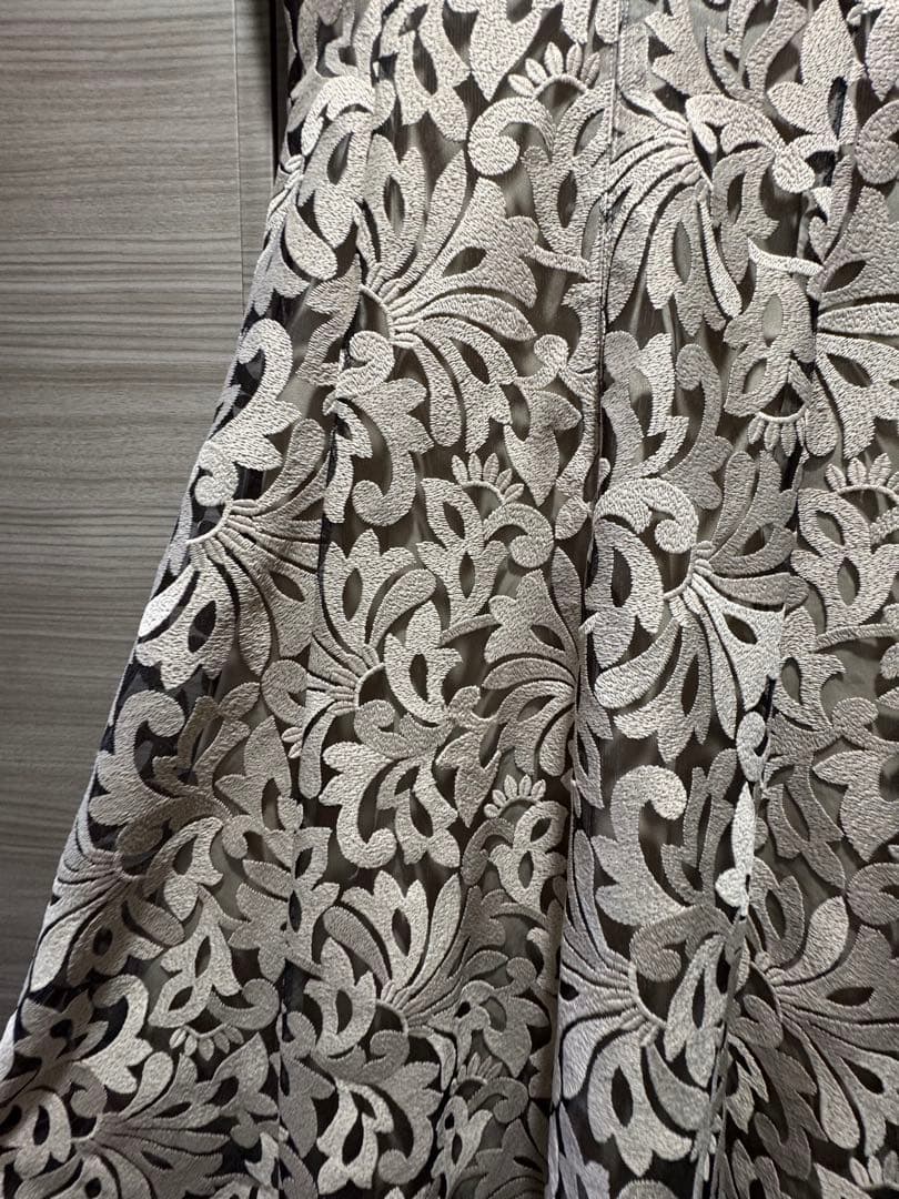 【ANAYI 】刺繍入りワンピース サイズ38