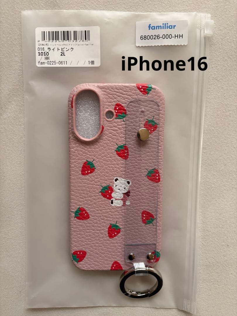 （新品未使用)COVERARY×familiar iPhone16ケース