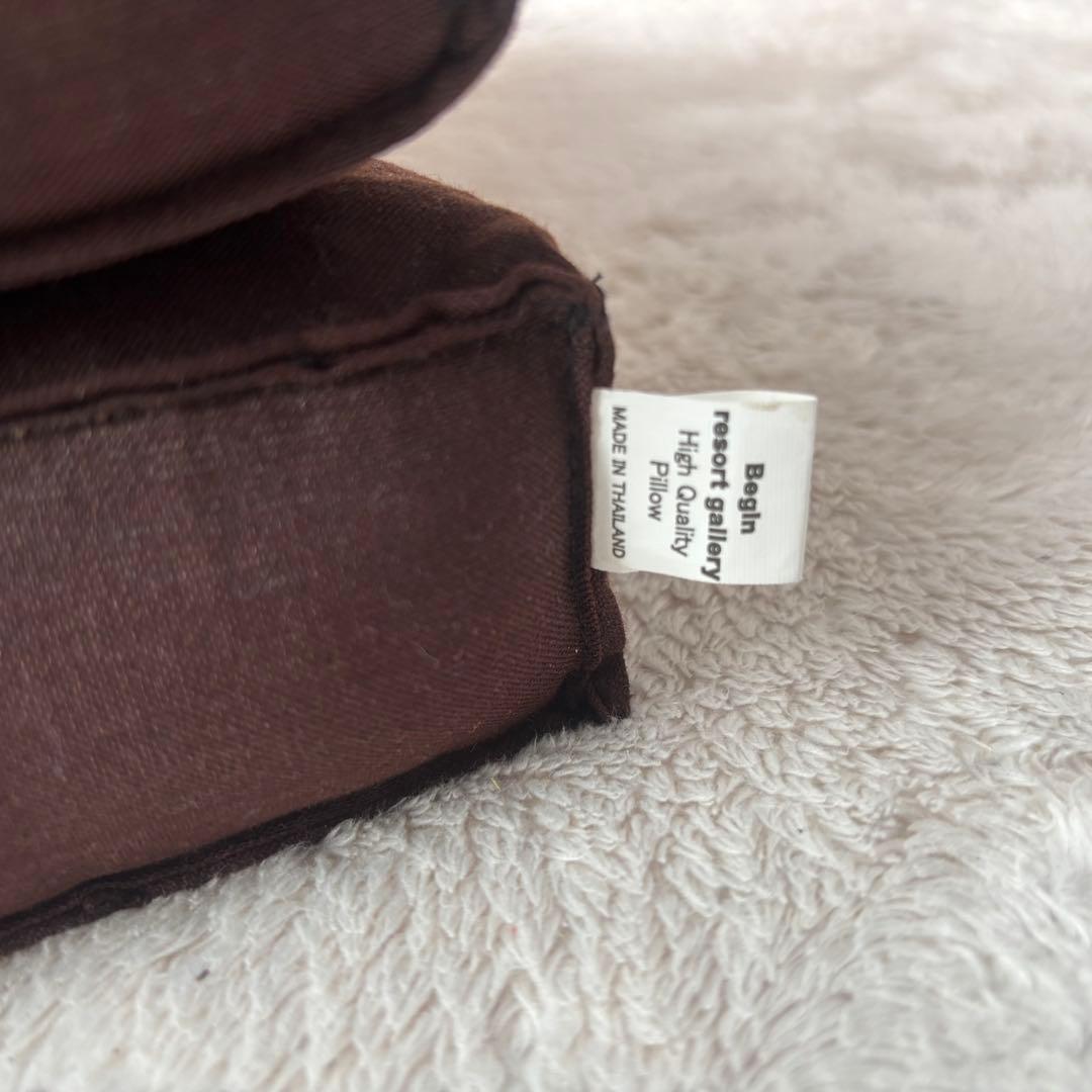 タイ製 三角まくら 折りたたみマット付き Begin Resort カポック