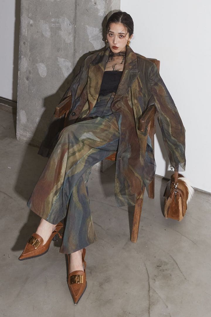 【新品】ANDREA&Co／STRATA ART TULLE JACKET