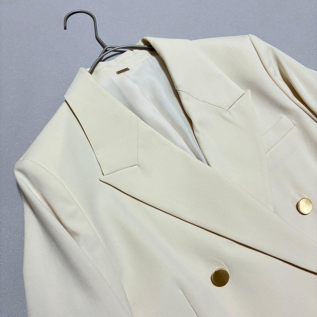 【2025ss✨ 現行】MilaOwen 金釦 ダブルブレストロングブレザー