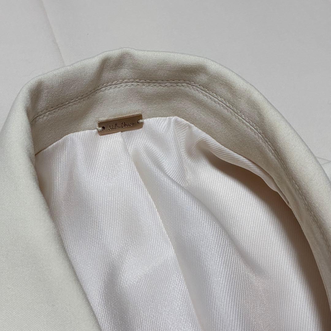 【2025ss✨ 現行】MilaOwen 金釦 ダブルブレストロングブレザー