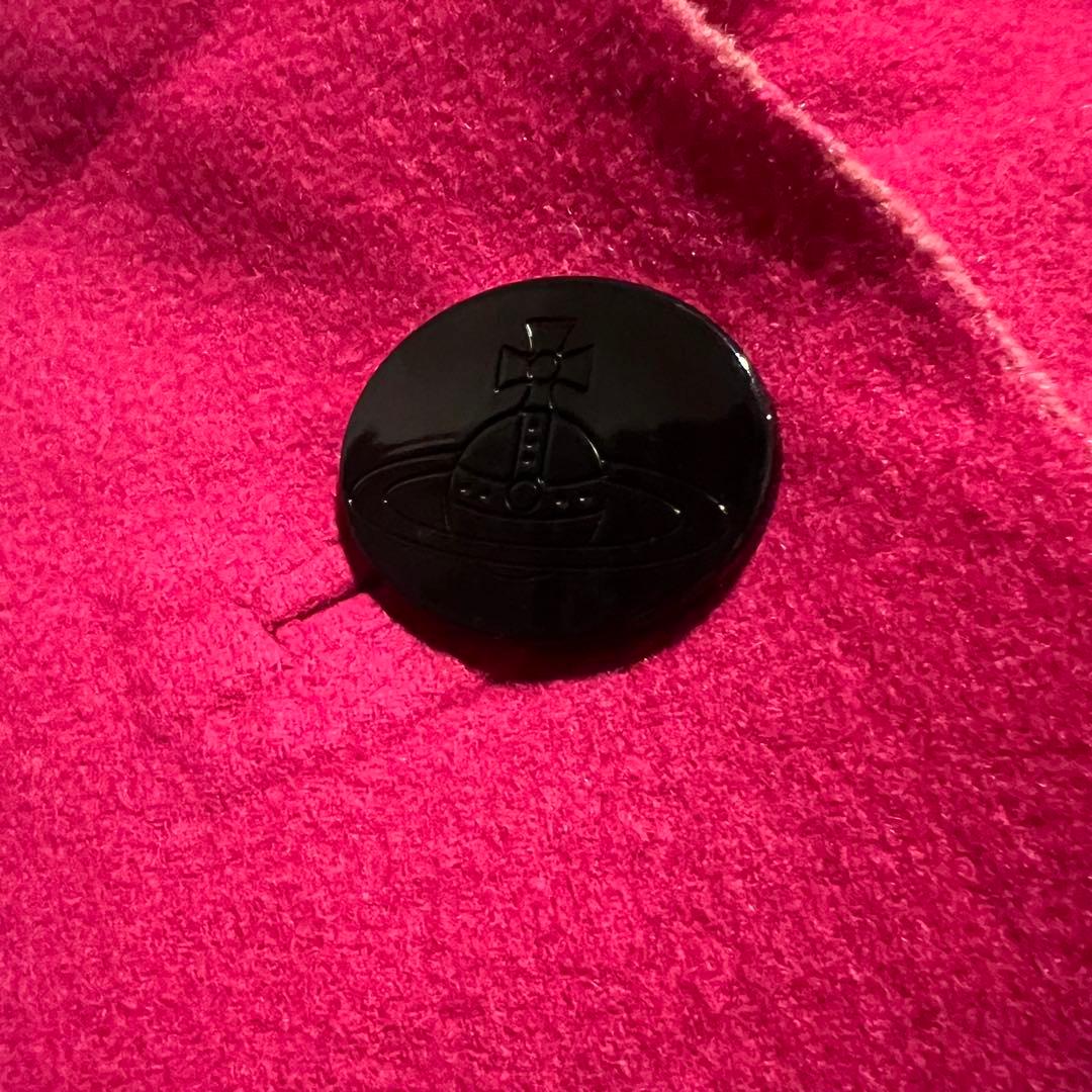 ヴィヴィアンウエストウッド ピンク ストール ポンチョ マフラー リバーシブル