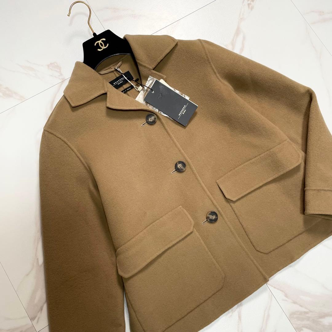 新品タグ付✨マックスマーラ ダブルフェイス クチートアマーノ コート キャメル