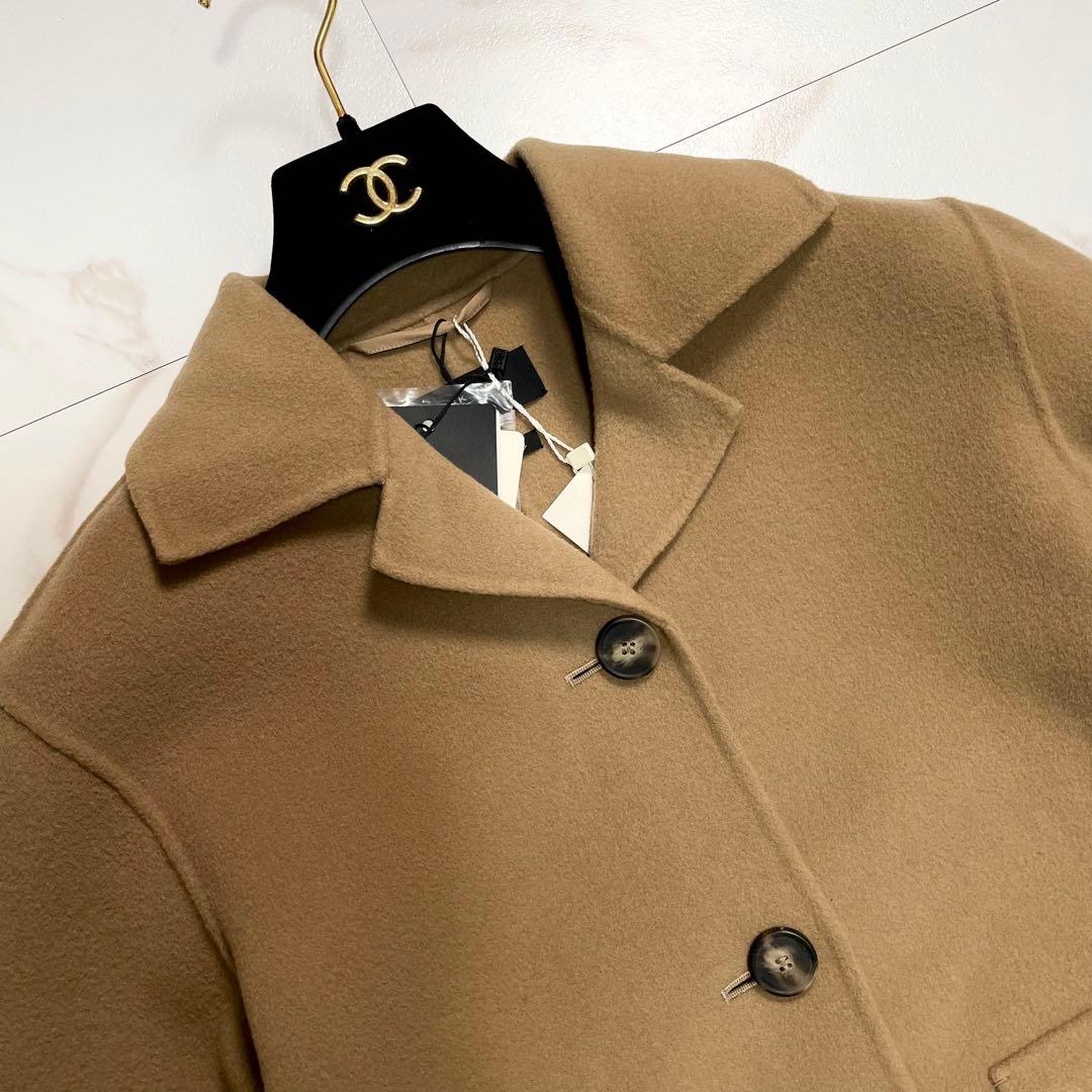 新品タグ付✨マックスマーラ ダブルフェイス クチートアマーノ コート キャメル
