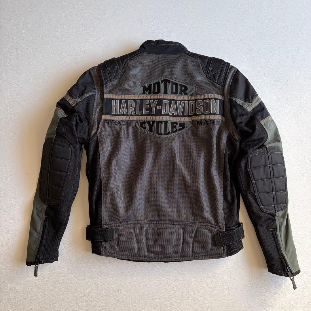 ハーレーダビットソン　ライディングジャケット　プロテクター　メッシュ　バイカー