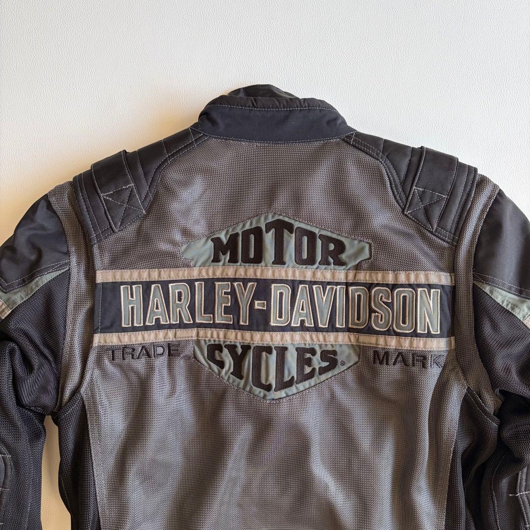ハーレーダビットソン　ライディングジャケット　プロテクター　メッシュ　バイカー