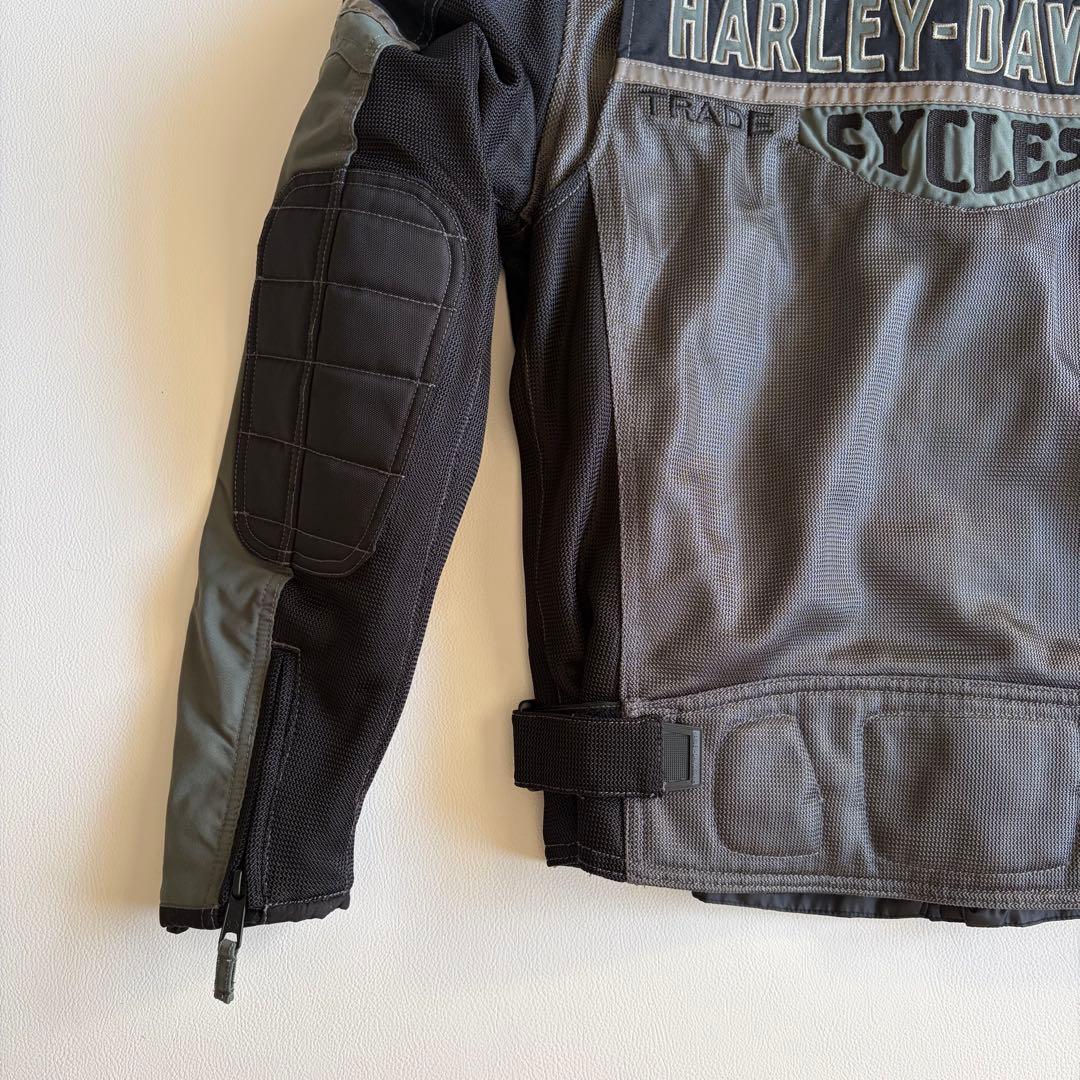 ハーレーダビットソン　ライディングジャケット　プロテクター　メッシュ　バイカー