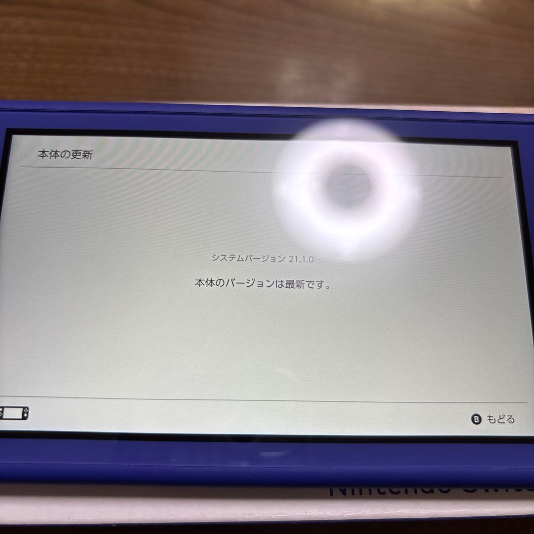 A*.様 Nintendo Switch Lite ブルー 本体 超美品 アダプ