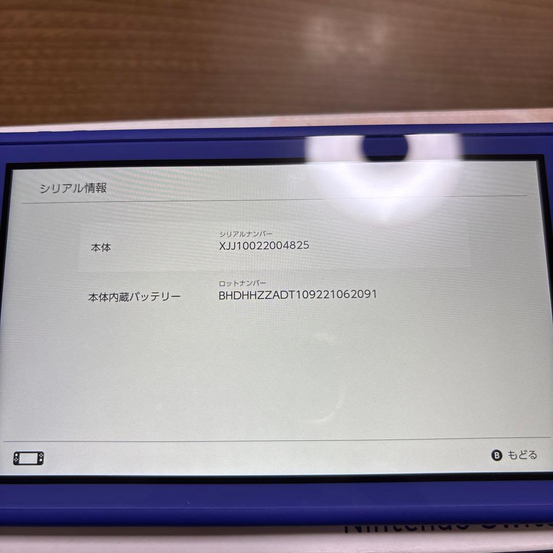 A*.様 Nintendo Switch Lite ブルー 本体 超美品 アダプ