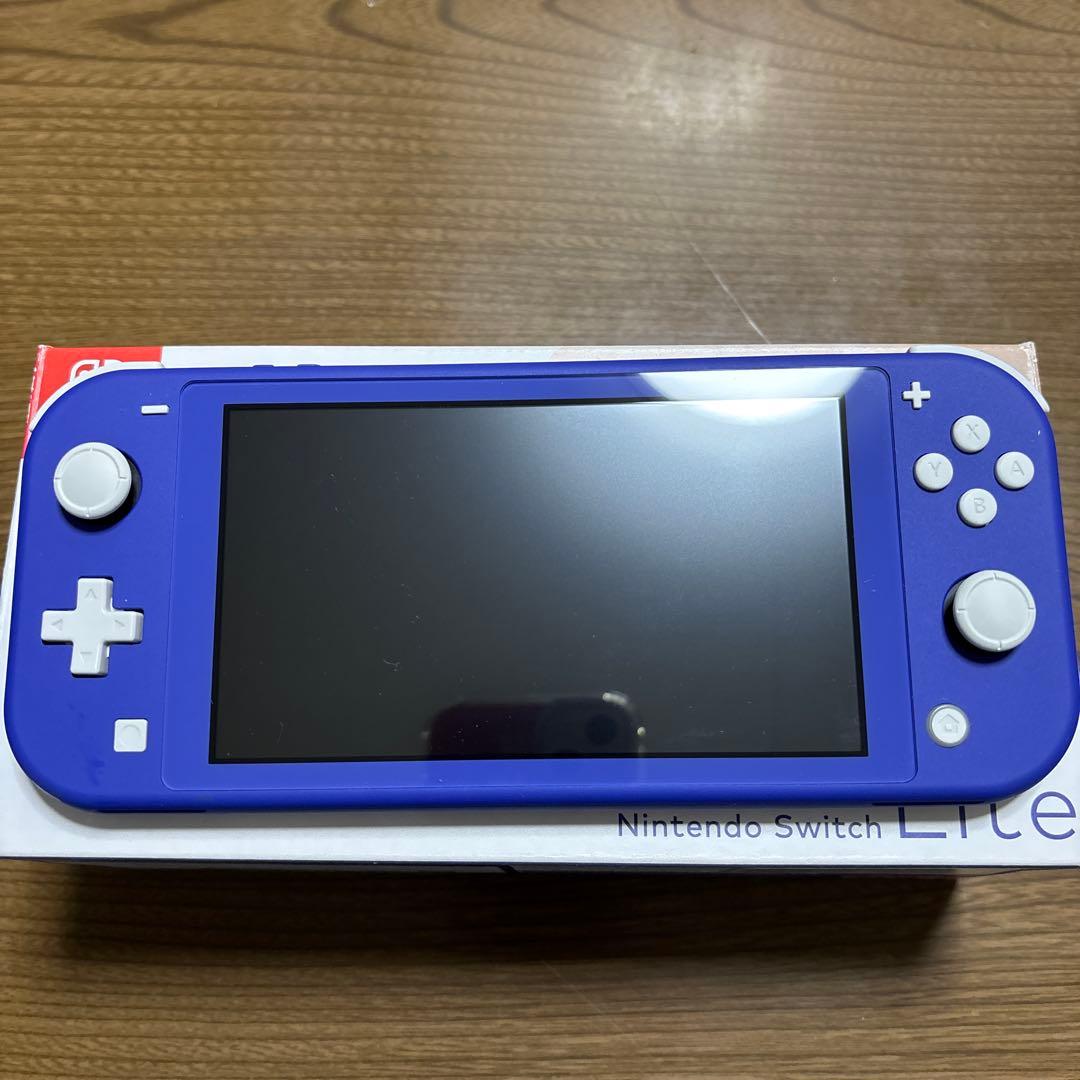 A*.様 Nintendo Switch Lite ブルー 本体 超美品 アダプ