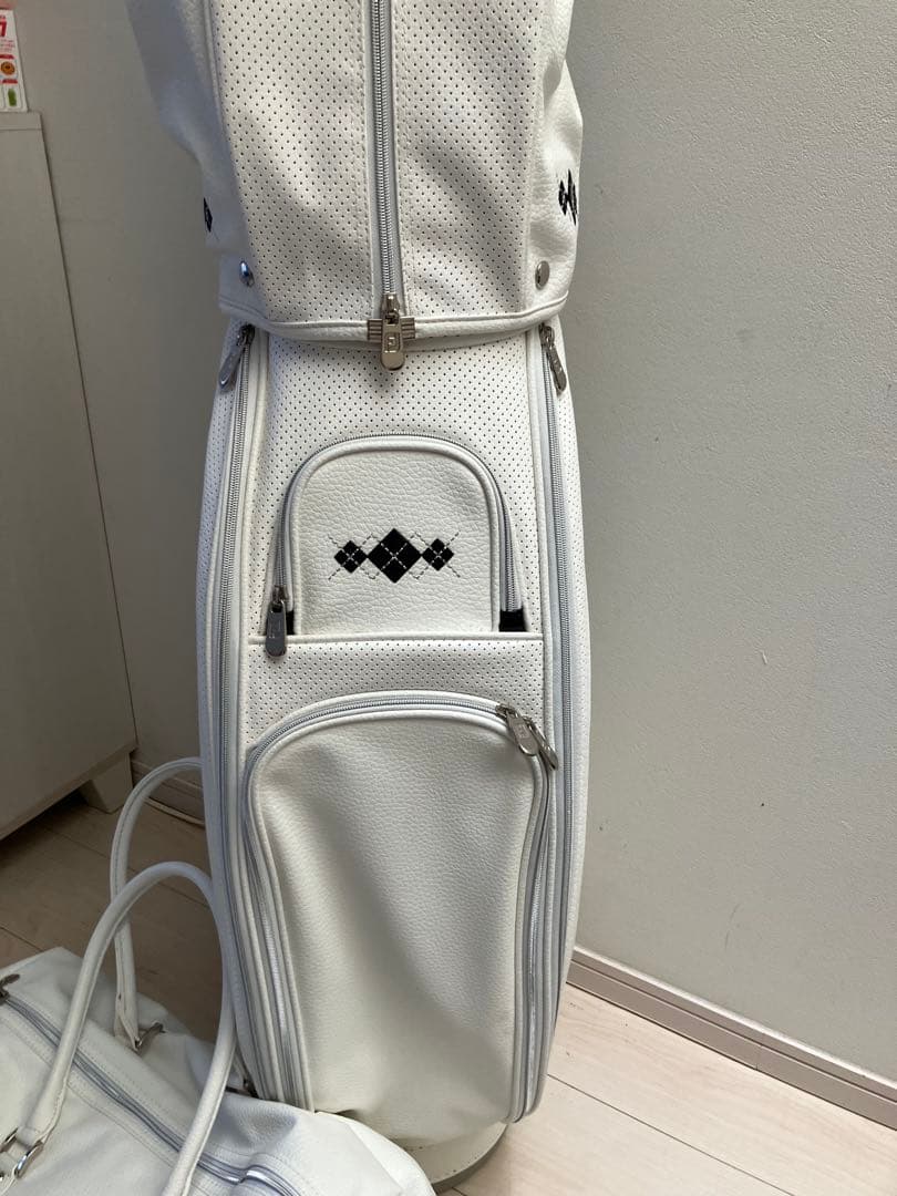新品✳︎FJ✳︎フットジョイアーガイルキャディバッグ、ボストン、トート3点セット♡
