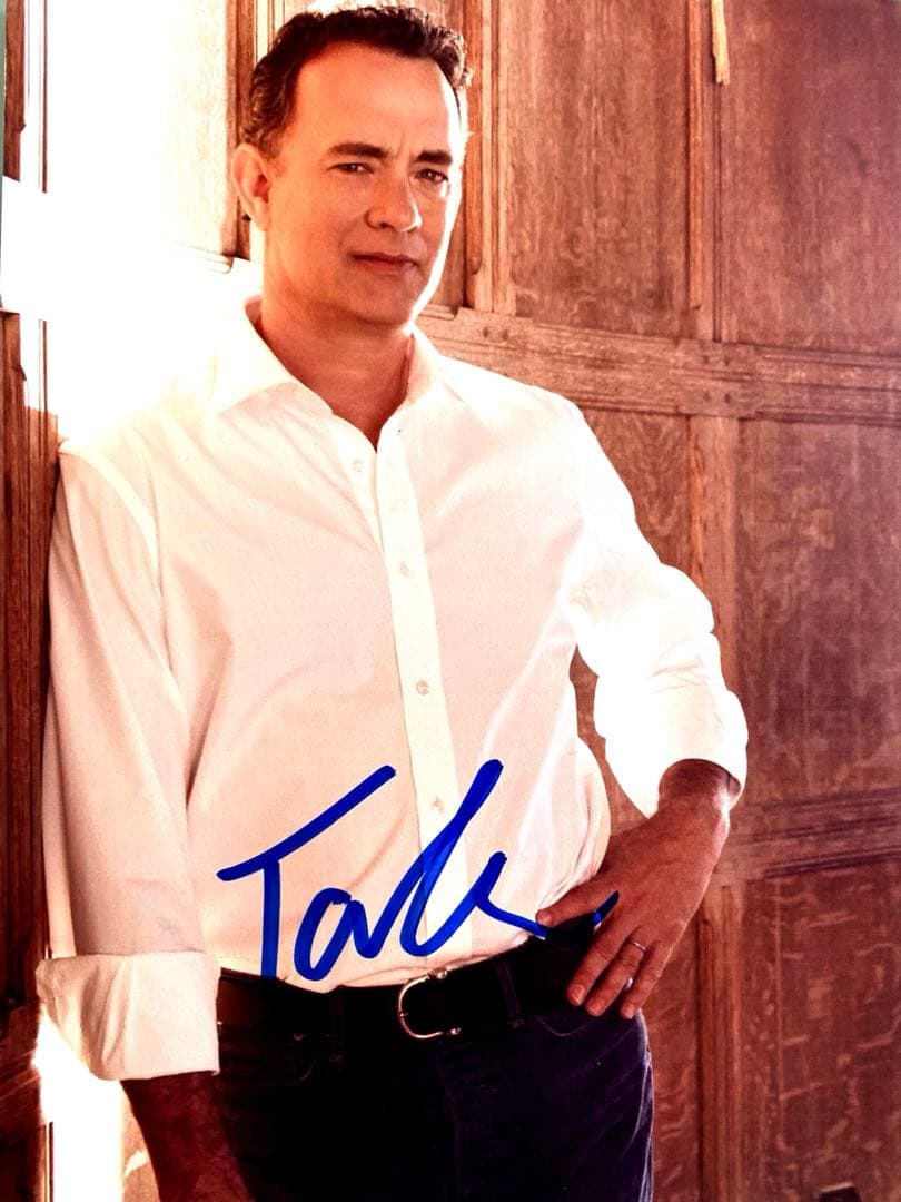 セール中…トム・ハンクス直筆サイン入り2Lサイズ写真…Tom Hanks…