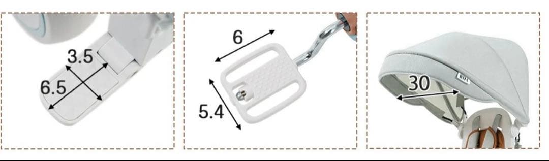 【新品未使用】折りたたみ式三輪車 ピンク シェード付き