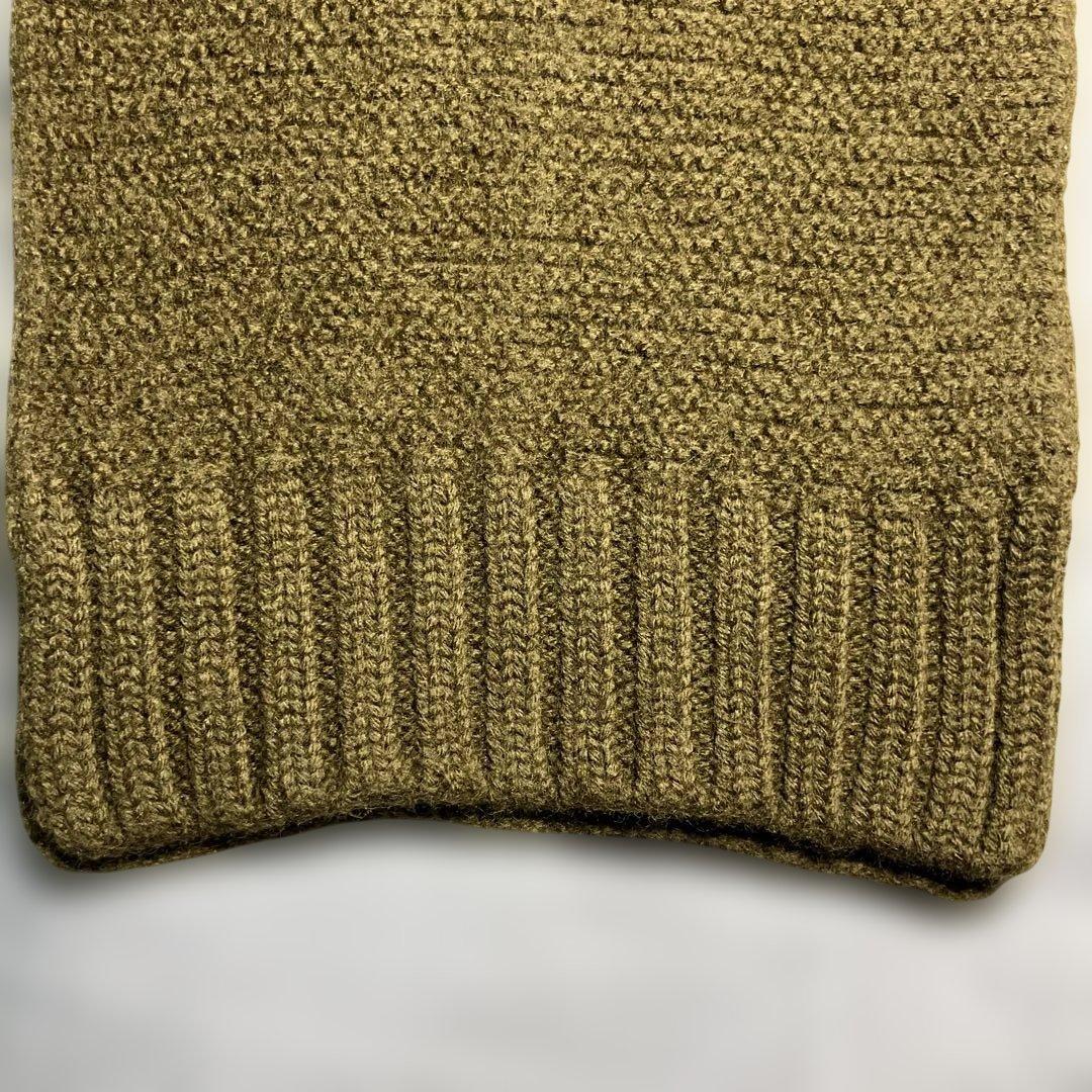 リアルマッコイズ　ウールニット　スカーフ オリーブ　レッドクロス　マフラー