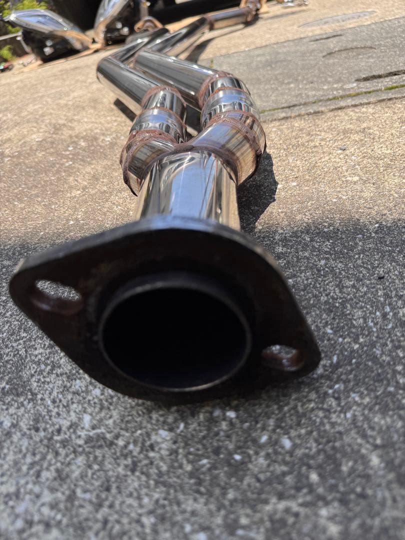 そ*ち様 マークx ワンオフ 中間マフラー ストレート 直管