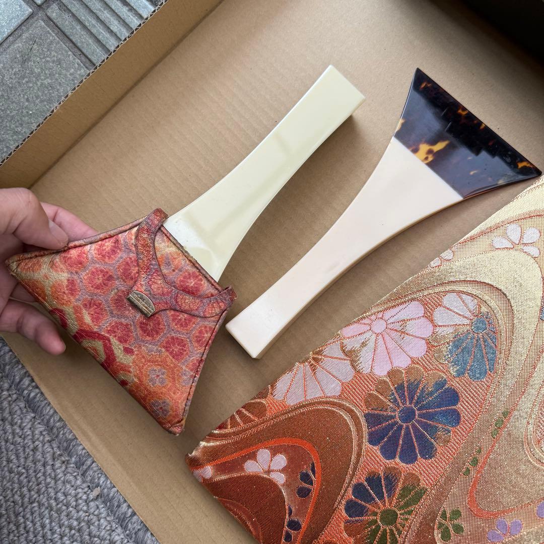 三味線　バチ　三絃駒　ハードケース 　和楽器　弦楽器