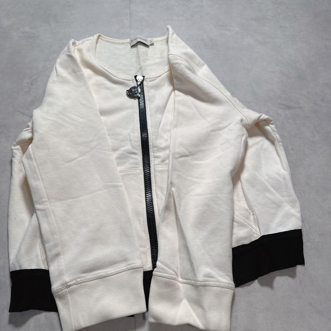 MONCLER モンクレール フリル フルジップ コットンジャケット ロゴジップ