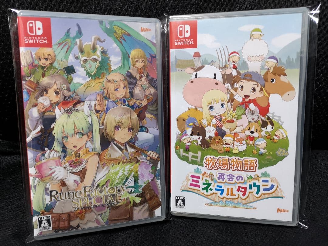 牧場物語再会のミネラルタウン　ルーンファクトリー4スペシャル　switchセット