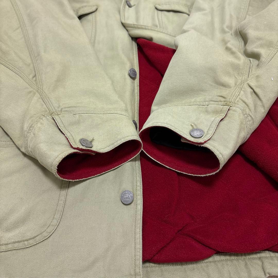 99年製 patagonia nuevorange ヌエボレンジ　襟レザー90s