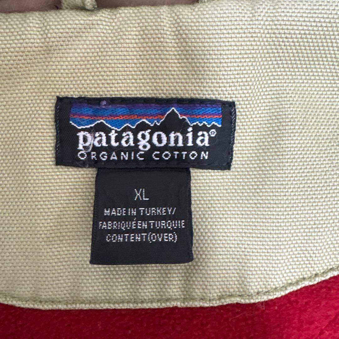 99年製 patagonia nuevorange ヌエボレンジ　襟レザー90s