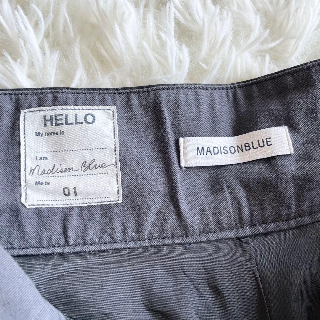 現行✨マディソンブルー　グルカショーツ　リネンブレンド　黒　01