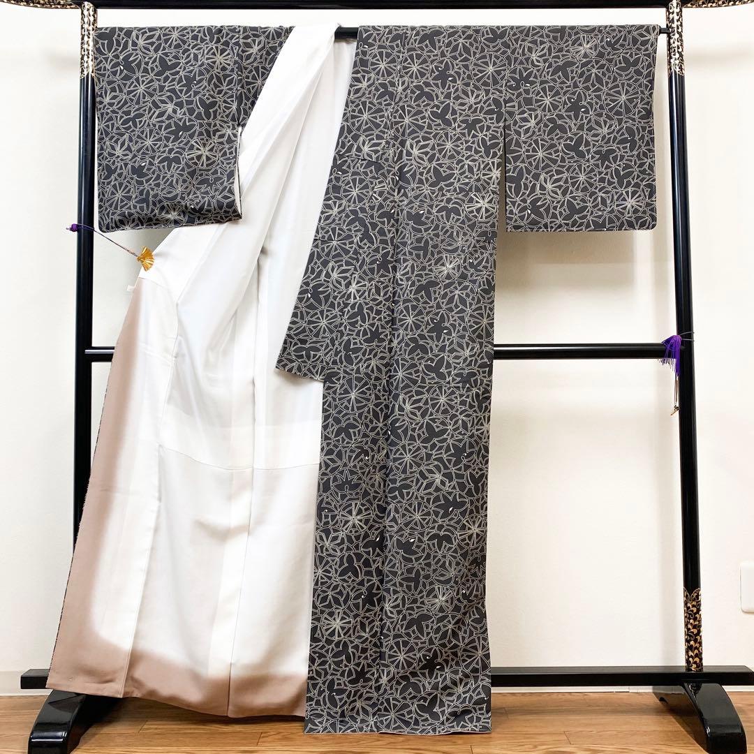 貴久樹 KIKUJU 品のある花 真綿紬 未使用品 正絹