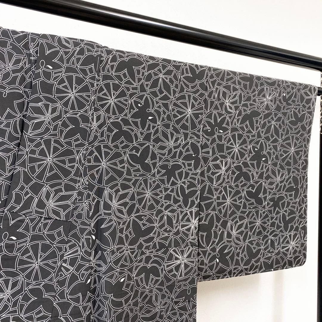 貴久樹 KIKUJU 品のある花 真綿紬 未使用品 正絹