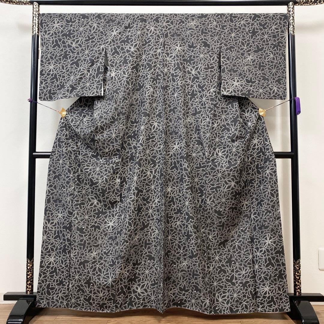 貴久樹 KIKUJU 品のある花 真綿紬 未使用品 正絹