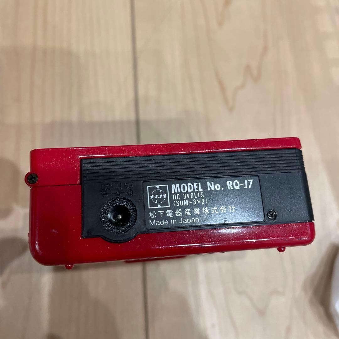 National カセット ウォークマン RQ-J7 動作品 ナショナル