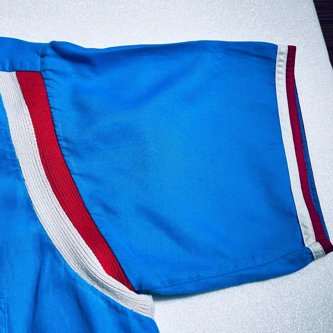 60s Hiltonヒルトン　ボーリングシャツ　L ターコイズブルー⑨