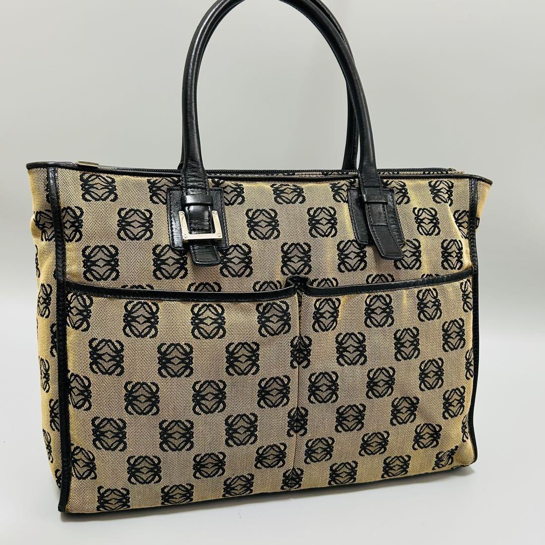 LOEWE ロエベ リピート トートバッグ アナグラム キャンバス