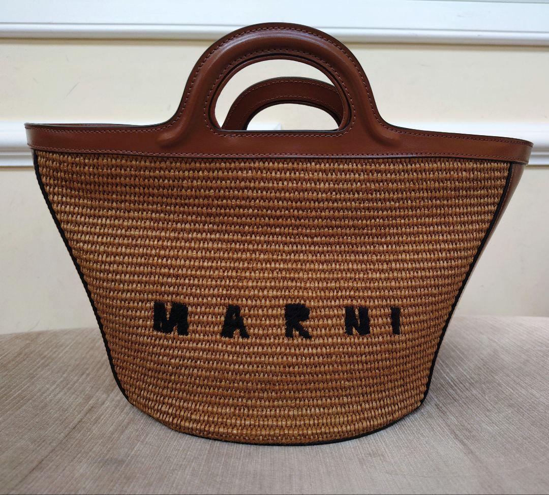 限定お値下げマルニかごバッグTROPICALIA SUMMER 2WAY BAG