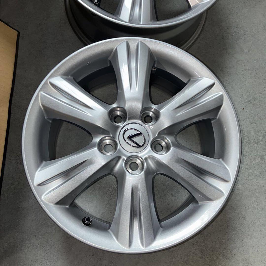 良品　is250？ レクサス 純正？ アルミホイール 5穴 16×7J 4本