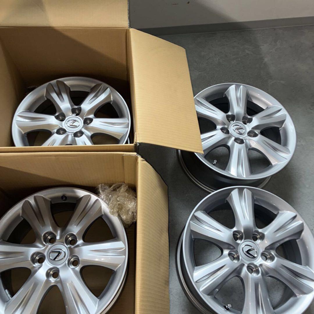 良品　is250？ レクサス 純正？ アルミホイール 5穴 16×7J 4本