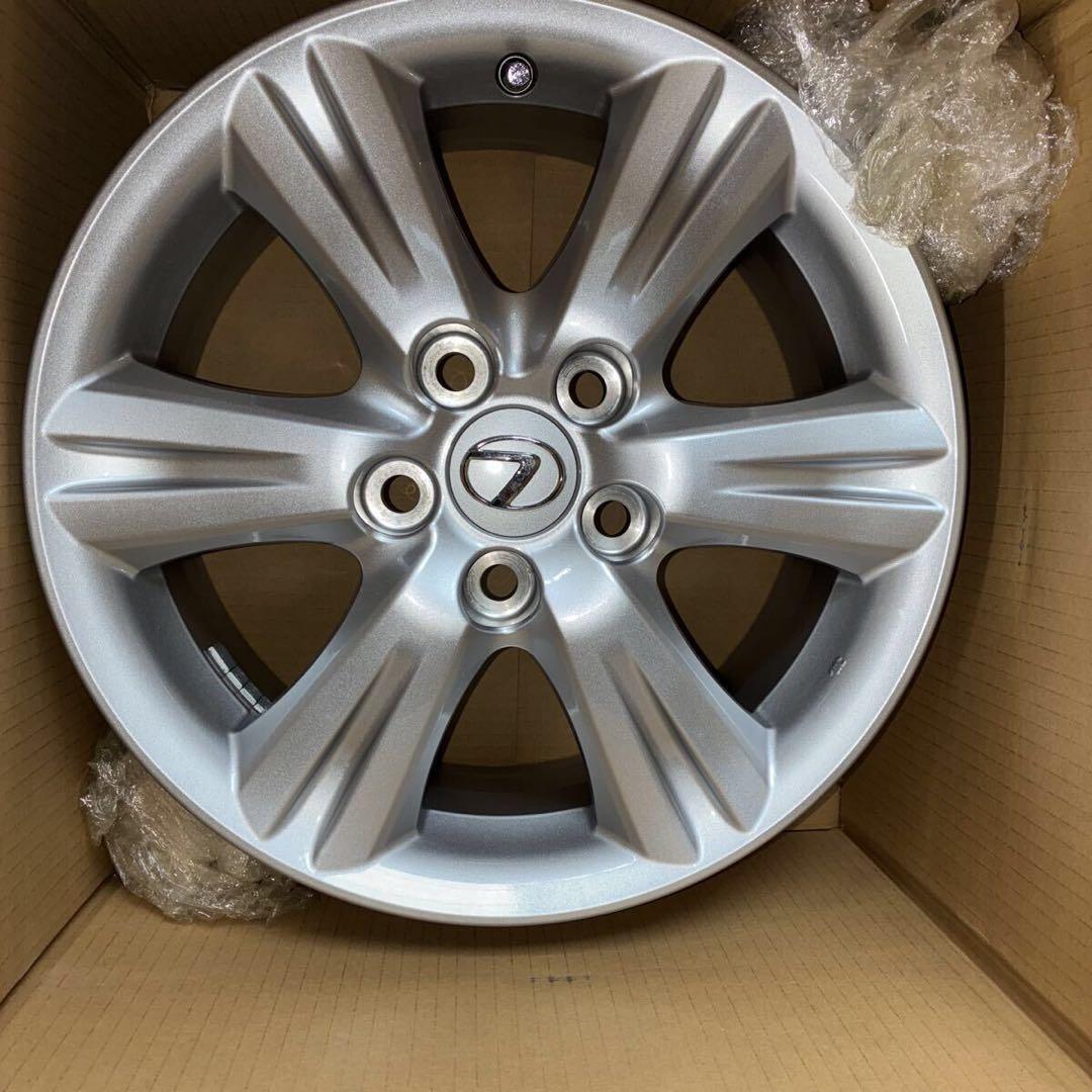 良品　is250？ レクサス 純正？ アルミホイール 5穴 16×7J 4本