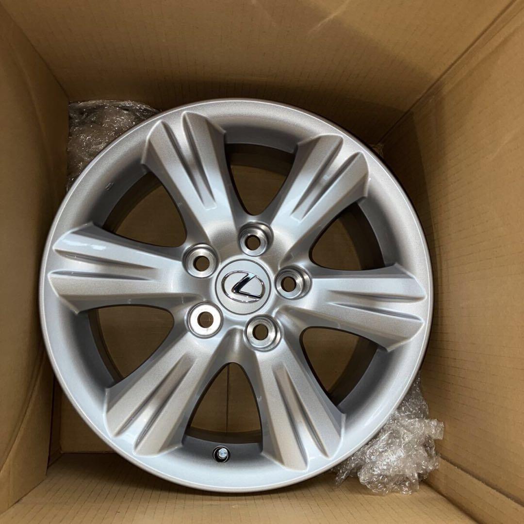 良品　is250？ レクサス 純正？ アルミホイール 5穴 16×7J 4本