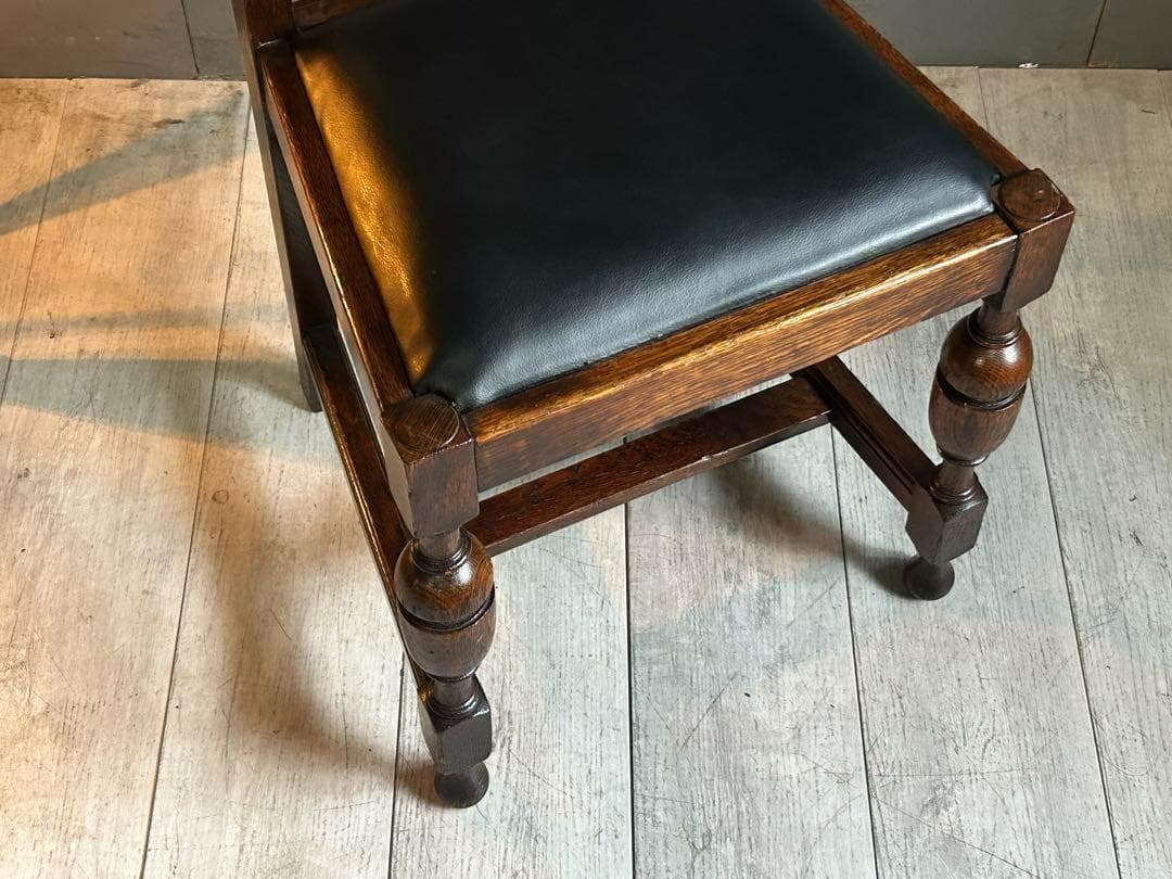 ②　英国　イギリス　ロイズアンティークス　ハイバックチェア　高浮き彫り　GY