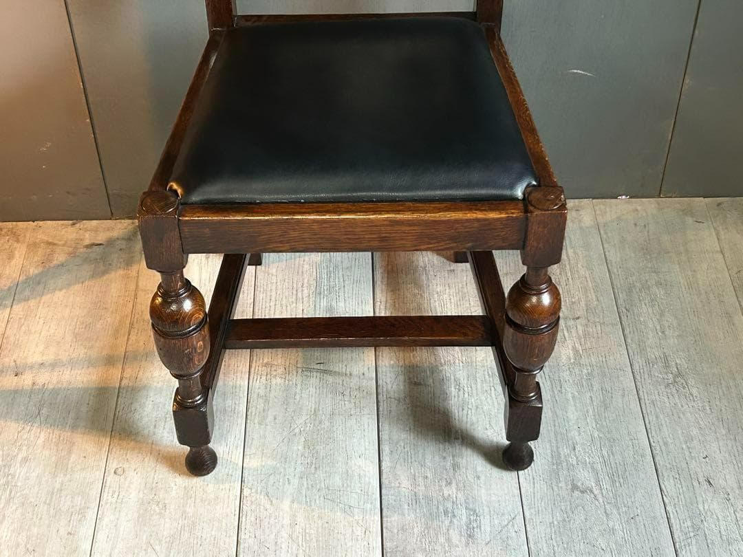 ②　英国　イギリス　ロイズアンティークス　ハイバックチェア　高浮き彫り　GY