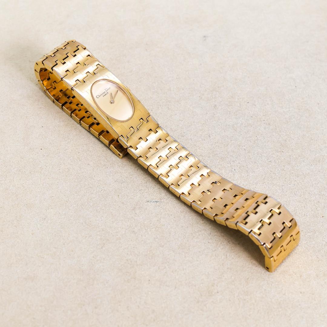 稼働 Christian Dior 腕時計 ミスディオール バングル 2434