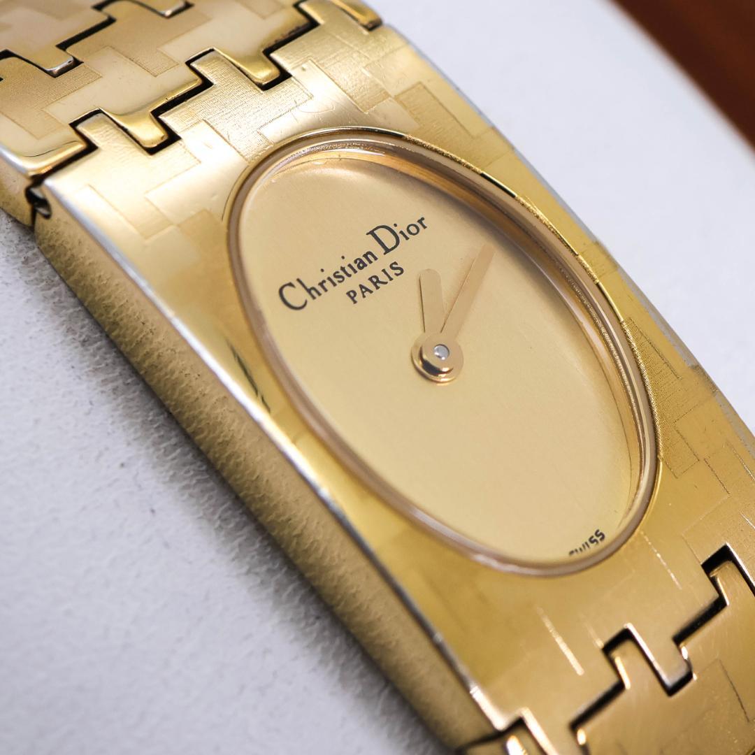 稼働 Christian Dior 腕時計 ミスディオール バングル 2434