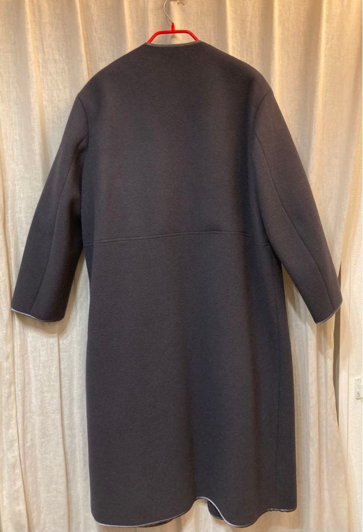 【売り切り価格❣️】ATON エイトン　パイピングガウンコート