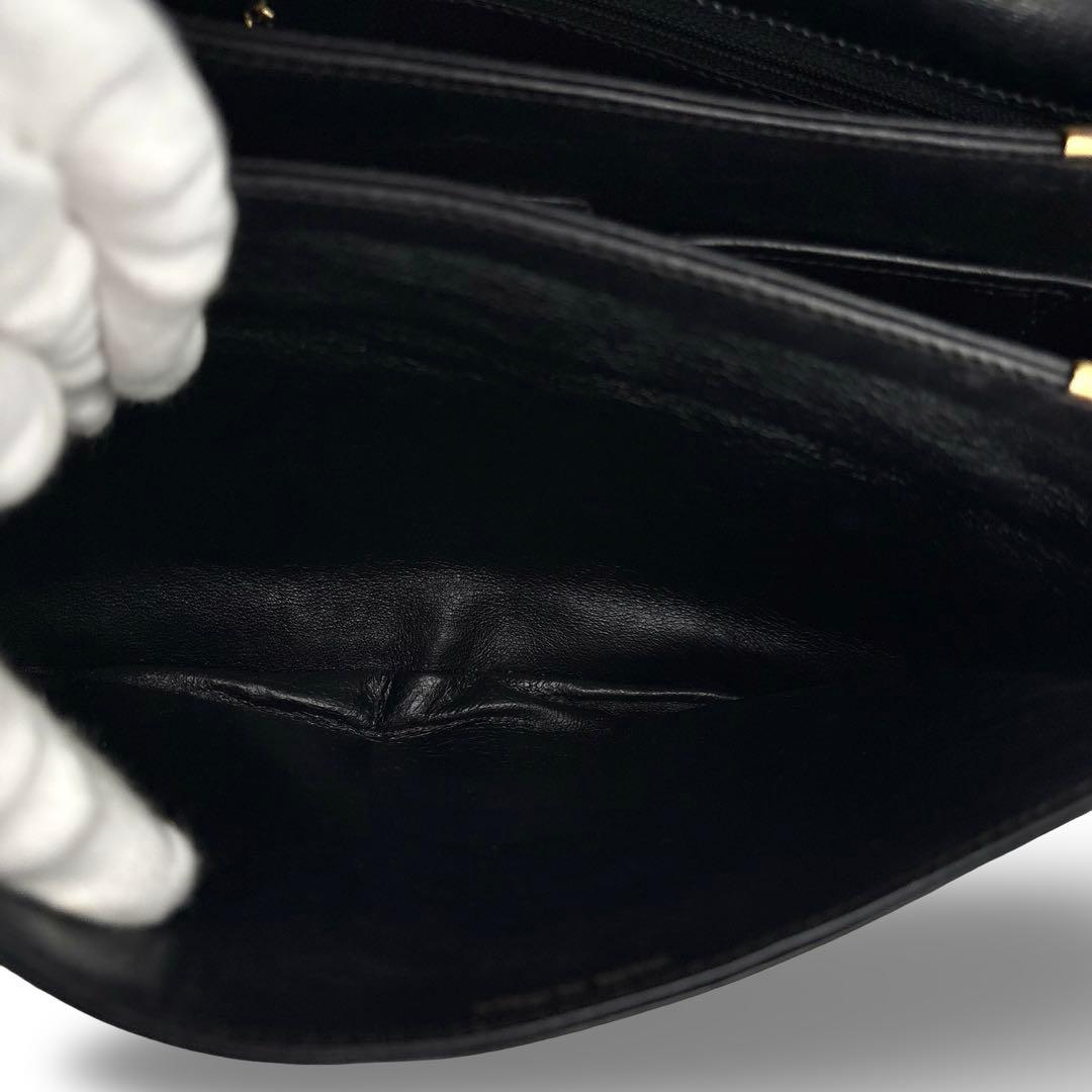 極美品】CELINE セリーヌ ショルダーバッグ ゴールド金具　オールド 革