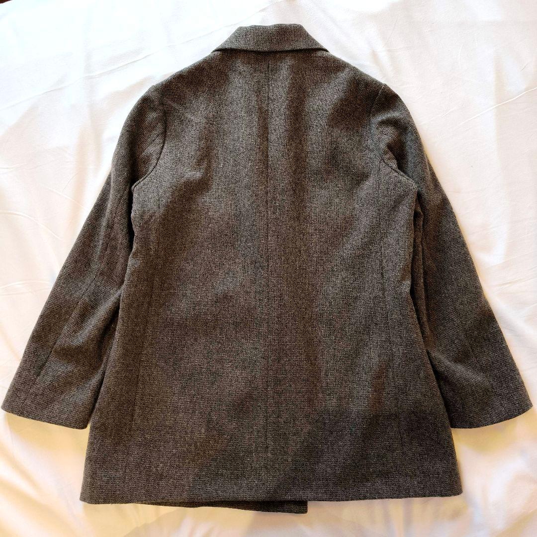 IENA イエナ 杢ツイード W前ジャケット ブラウン 38
