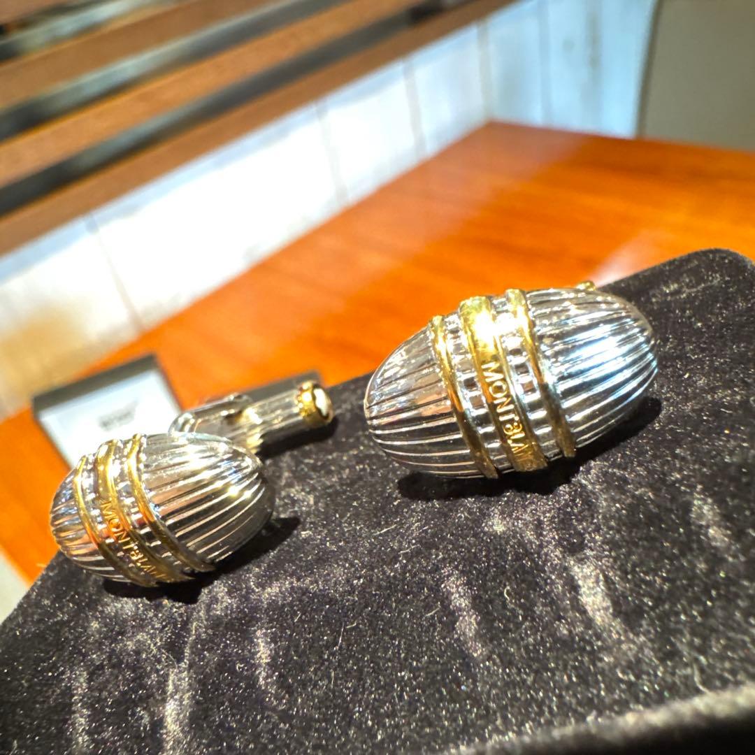 MONT BLANC MEISTERSTÜCKカフリンクス シルバー 30254