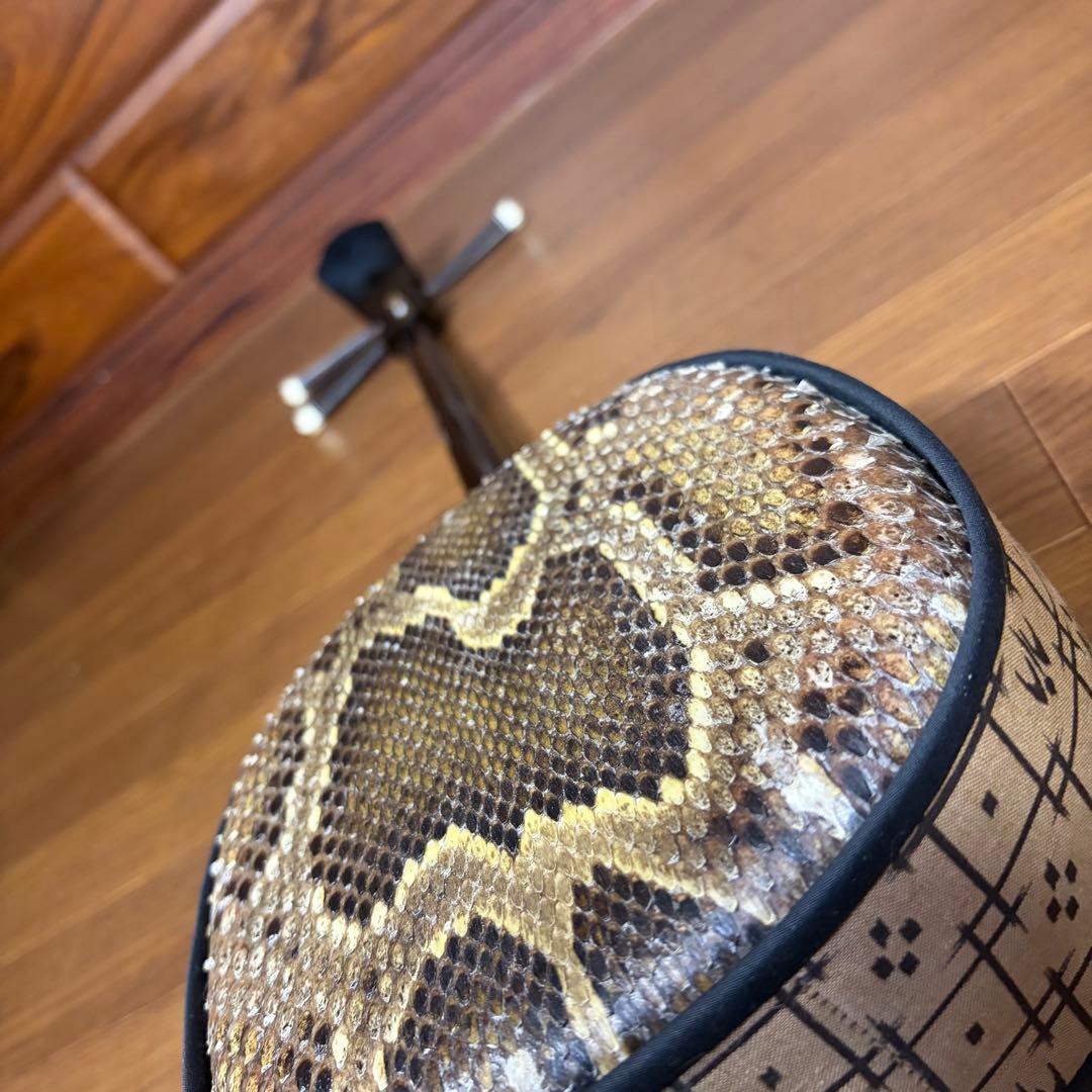 超美品 沖縄三線 三線 蛇皮 民謡 和楽器 沖縄