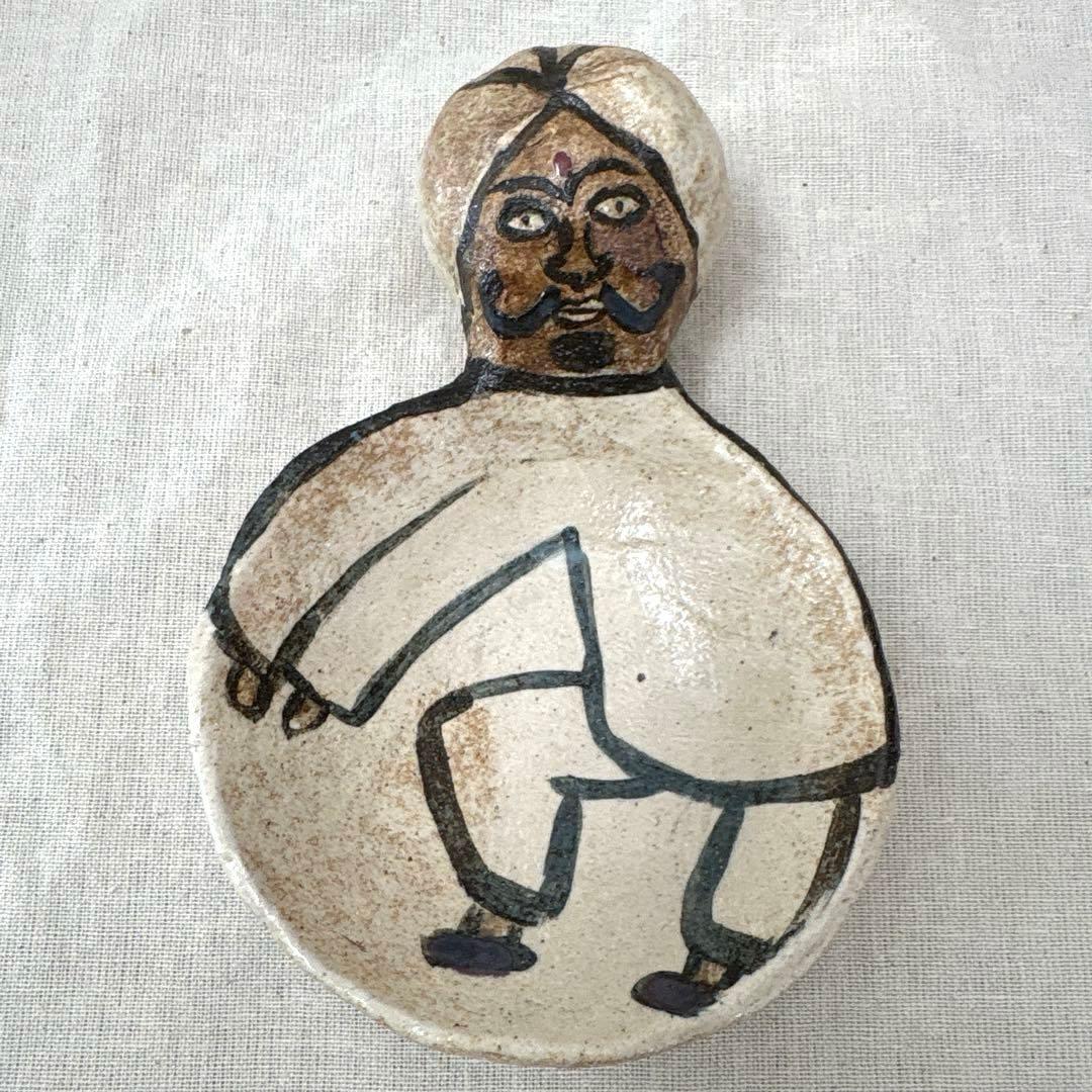 タナベヨシミ　インド人　小皿　ピッチャー　新品